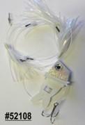 Church Tackle's Shock Wave Rig Part#52108 White/white glow