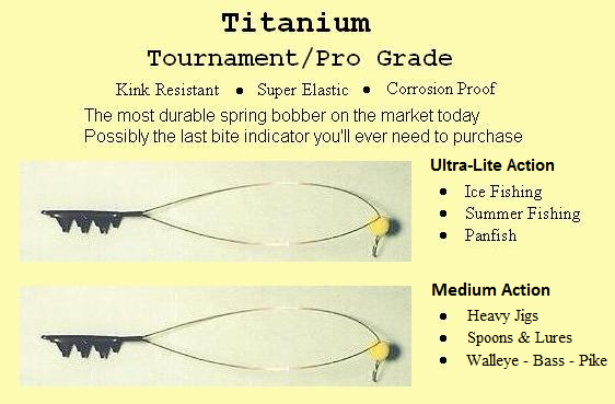 Titanium - Tournament/Pro Grade -Super Elastic - Kink Resistant