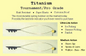 Titanium - Tournament/Pro Grade -Super Elastic - Kink Resistant